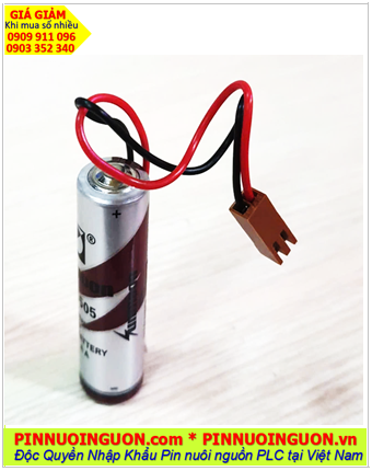 Sunmoon ER14505 (Zắc JEA2.54), Pin nuôi nguồn PLC Sunmoon ER14505 lithium 3.6v AA 2600mAh chính hãng